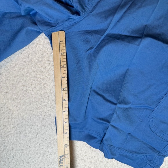 Hasting & Smith Womens Riviera Blue Cargo Shorts Sz 14 NWT BD0145A Elastic Back - Picture 6 of 13